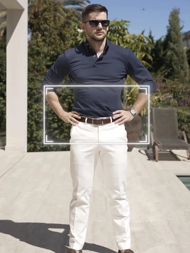 High-status standing stance
